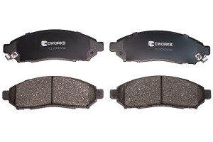 Колодки тормозные дисковые передние (Low Metallic) C11CR0132 CWORKS