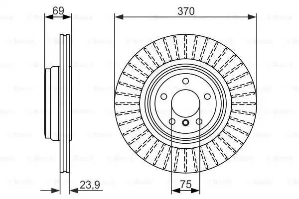 0 986 479 730 диск тормозной задний!\ BMW 5/7 F01/F02/F04/F07 4.0-6.0 08> 0 986 479 730 BOSCH