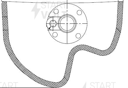 Фильтр топливный грубой очистки эл.бензонасоса для а/м ГАЗ (405 дв.) сетка "STAR SFF 0304 START VOLT