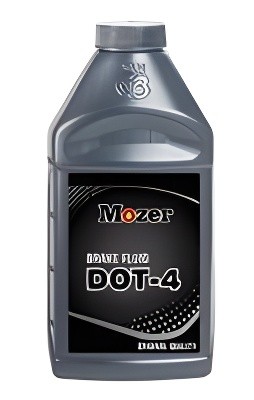 Жидкость тормозная DOT-4 455г MOZER 4606871 MOZER