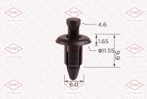Клипса автомобильная [упаковка 10 штук] MITSUBISHI/NISSAN/INFINITI TJB1438 TJB1438 TATSUMI