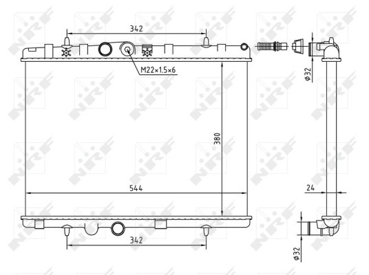 PEUGEOT 208 (2012-2019) 58226A NRF
