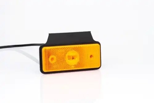 фонарь габаритный! жёлтого цвета, LED, с кронштейном, проводом 0,5м\ Universal MD013ZKLED FRISTOM