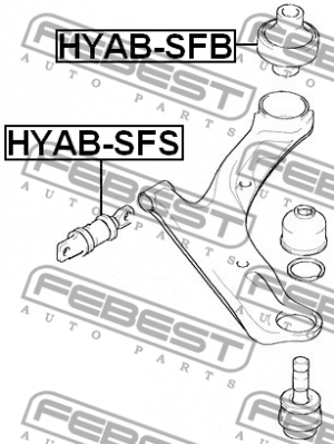 Сайлентблок HYAB-SFS HYAB-SFS FEBEST
