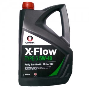 COMMA 5W40 X-FLOW TYPE G (4L) масло моторное! синт API SL/CF, ACEA A3/B4, MB 229 XFG4L COMMA