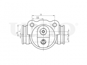 Цилиндр тормозной колесный BRC-20501 UNIO