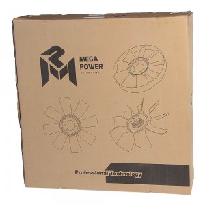 Вентилятор ЯМЗ-536 (серия 800, крыл. 650мм,Е-5) с вязкостной муфтой в сборе MEGA 13012111 MEGA POWER