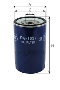 Фильтр масляный двигателя Ikarus, MAN, Stayer OG 1037 GOODWILL
