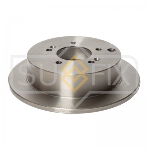 Диск тормозной задний (284x10) HYUNDAI ix35 09 / Santa Fe(SM) 01 / Trajet 01-08  FX-1158 SUFIX