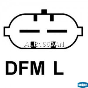 Генератор OPEL Astra,Vectra (06-) дв.Z16XEP (05-),Z18XER 14В 120А KRAUF ALB1960AN KRAUF