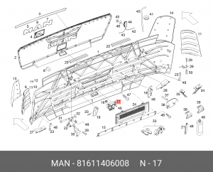 Клин 81611406008 MAN