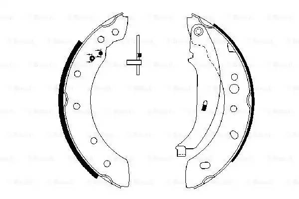 PEUGEOT 206 (1998>) 0 986 487 672 BOSCH