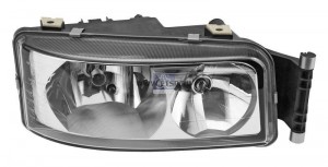 Фара MAN TGA,TGL,TGM,TGS,TGX,L2000,M2000 правая (2хН7, ручной корректор) DT 331006 DIESEL TECHNIC