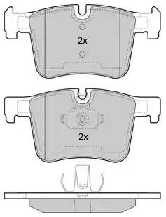 колодки дисковые передние!\ BMW X3 F25 3.0/2.0d 10> FBP1857 FREMAX