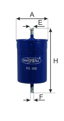 Фильтр топливный FG202 FG 202 GOODWILL