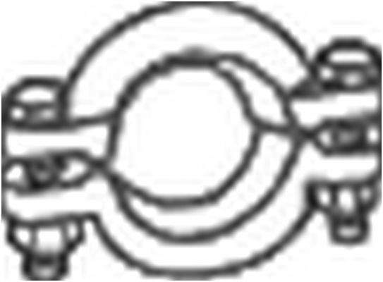 Хомут глушителя AUDI 80,100,A6 BOSAL 254-933 BOSAL