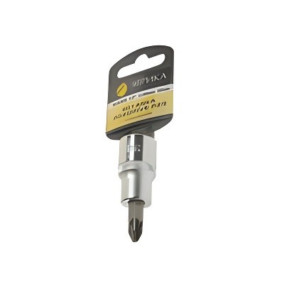 Бита-головка 1/2" POZIDRIVE PZ 3.0х22мм L=60мм с держателем ЭВРИКА ER-94701H EVRIKA