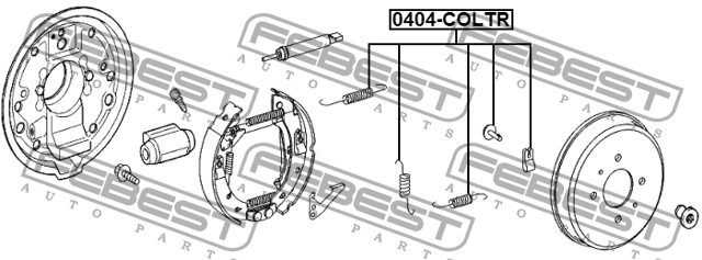MITSUBISHI COLT (Z3) (2004>) 0404-COLTR FEBEST