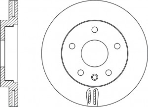 Диск тормозной передний DUSTER 12 RN43008 RN43008 NIBK