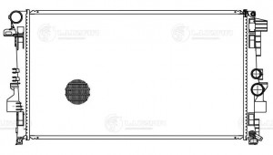 радиатор системы охлаждения!\ MB W639 Vito/Viano 3.2/3.7/2.2CDi 03> LRC1504 LUZAR