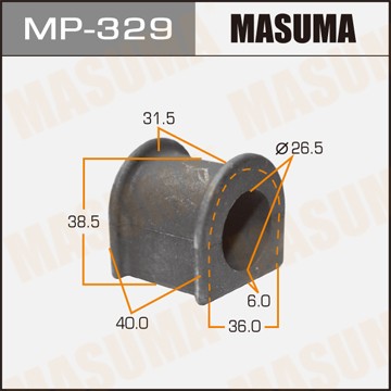втулка стабилизатора переднего! d26.5\ Toyota Mark 2/Chaser/Cresta Gx90 92-96 MP329 MASUMA