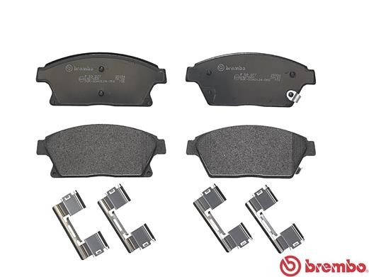 P59077 колодки дисковые передние!\ Opel Astra, Chevrolet Cruze 1.4-2.0 09> P59077 BREMBO