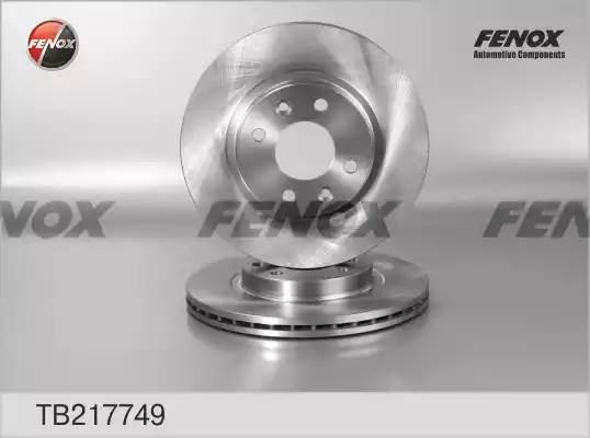 Диск тормозной Dacia Logan 06-, Sandero 08-, Nissan LCV Kubistar 03-, Renault Cl TB217749 FENOX