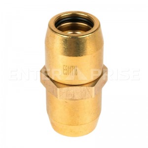 Фитинг Т10/Т10 прямой латунь разборный E511T10 ENTERPRISE