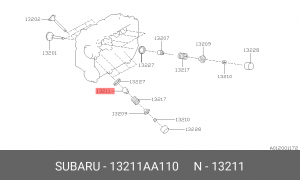 Маслосъемный колпачок 13211-AA110 13211AA110 SUBARU