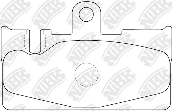 Колодки тормозные LEXUS GS430 (00-05),LS430 (00-),SC430 (01-) задние (4шт.) NIBK PN1456 NIBK