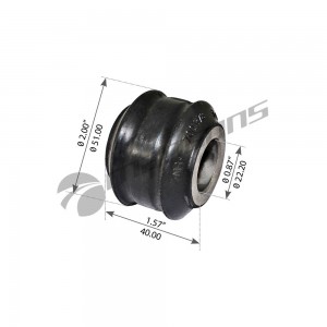 Сайлентблок MERCEDES стабилизатора переднего/заднего (22х40х51) MANSONS 700.378 MANSONS