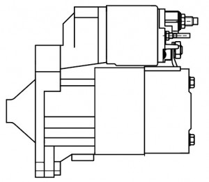 Стартер для а/м Peugeot 206 (98-)/Citroen Berlingo (96-) 1.4i 0,8кВт (LSt 2002) LST2002 START VOLT
