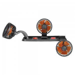 Вентилятор салона "AIRLINE" (12V) (тройной поворотный 360, 3x10.5см, 12В, общая  AEAE007 AIRLINE