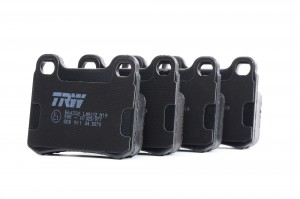 Колодки тормозные MERCEDES 124, 201, 202 задние (4шт.) TRW GDB911 TRW