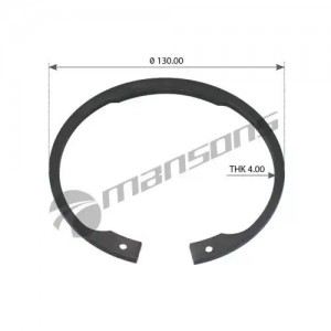 Кольцо стопорное ступицы (122x4 DIN472) BPW ECO Plus 8-9t 300359 MANSONS
