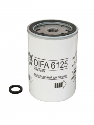 Фильтр топливный КАМАЗ,ПАЗ тонкой очистки (дв.CUMMINS EQB 140-20,180-20,210-20)  DIFA 6125 DIFA