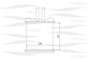 Радиатор отопителя KW0254 KW0254 FREE Z