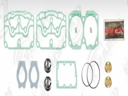 Р/к компрессора [прокладки+клапан+заклушки+смазка] 1600050500 VADEN