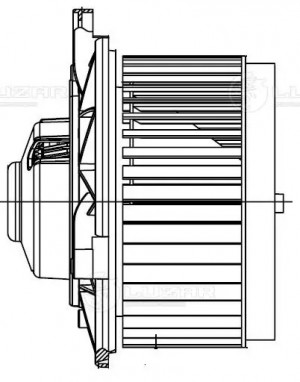 Вентилятор отопителя для а/м Cadillac SRX (09-) LFh0590 LFH0590 LUZAR