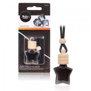 ароматизатор! подвесной бутылочка ''Star'' черный лед AFBU207 AIRLINE