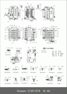 2129-1374 Пружина 2129-1374P 2129-1374 DOOSAN