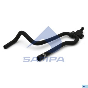 Патрубок радиатора 052.008 SAMPA