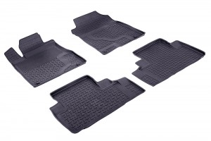 Коврик салона HONDA CR-V 4 (12-16) резина черный (4 предм.) SEINTEX 85083 SEINTEX
