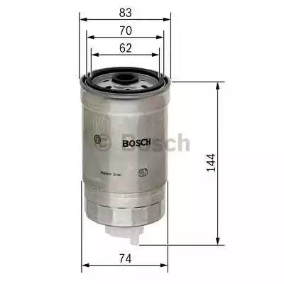 Фильтр топливный HYUNDAI Sonata NF,Santa Fe (06-),Getz KIA Rio (05-),Magentis BO 1 457 434 516 BOSCH