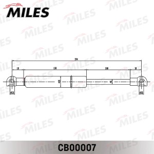 Упор газовый капота LAND ROVER RANGE ROVER 3/02- CB00007 CB00007 MILES