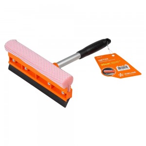 Щетка для мойки автомобиля 30см губка,водосгон черно-оранжевая AIRLINE AB-M-04 AIRLINE