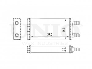 Радиатор отопителя RAD-20061 UNIO