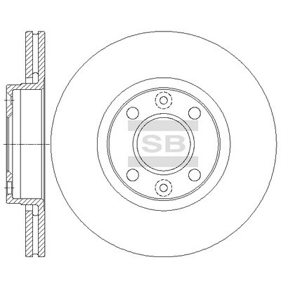 Диск тормозной SD3069 SD3069 SANGSIN