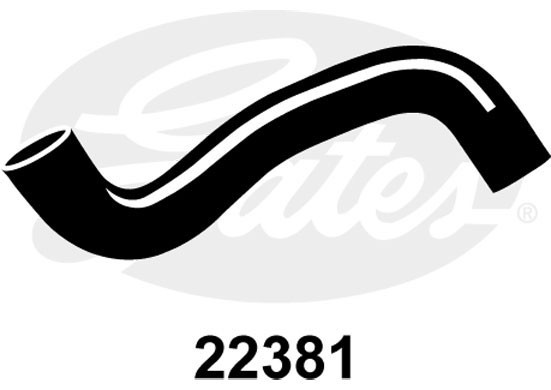 Шланг радиатора 22381 (4275-22381) 22381 GATES