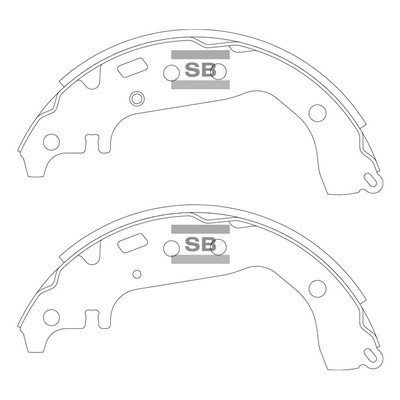 Тормозная колодка SA219 SA219 SANGSIN